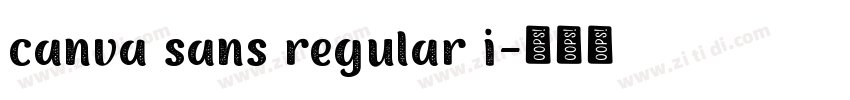 canva sans regular i字体转换 canva sans regular i字体转换